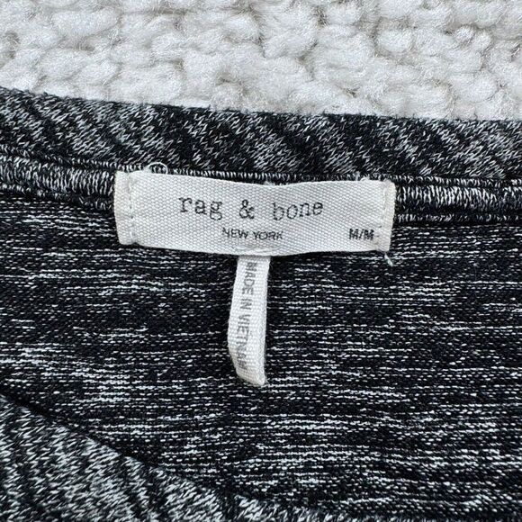 SOLD Hudson Long Sleeve Top Marled Black - Picture 5 of 9